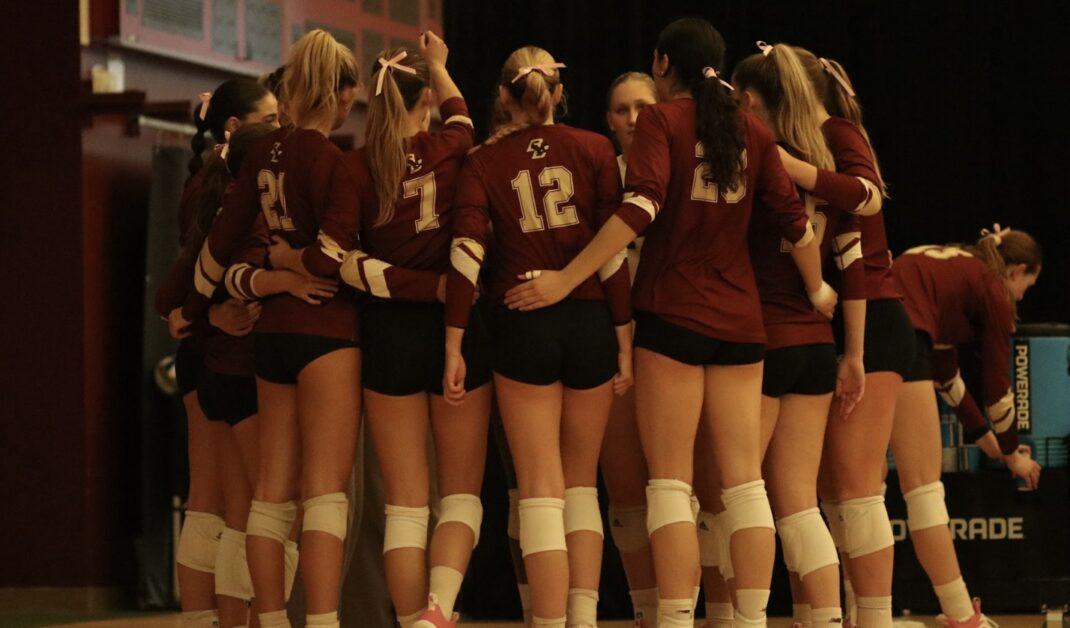Audrey Ross led the game with 16 kills. (Ellie El-Fishawy / Heights Editor) 