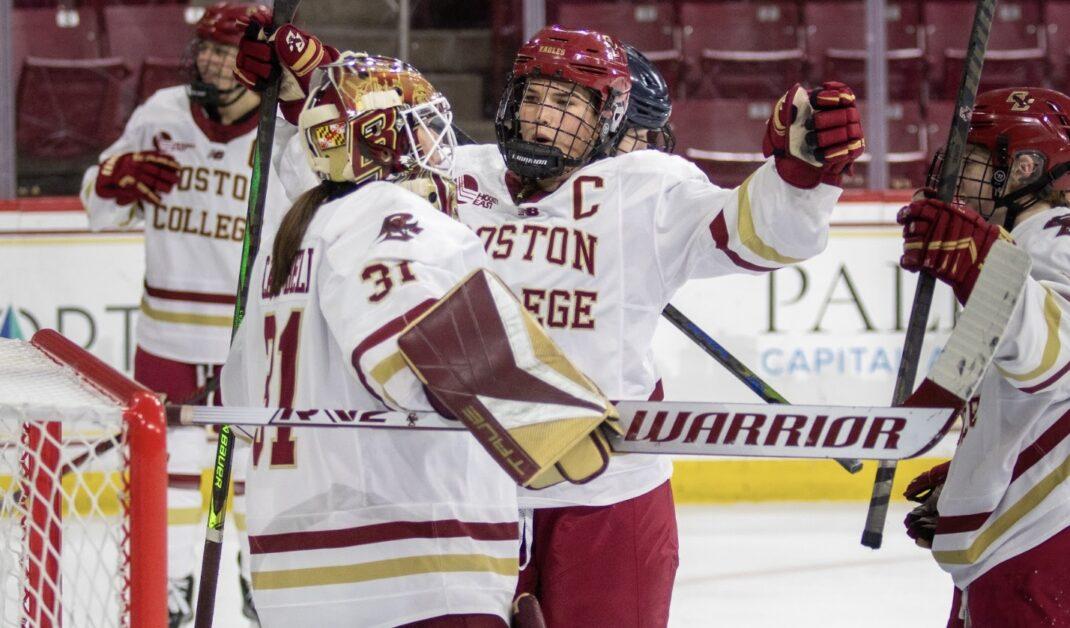 Grace Campbell tallied 23 saves in the win. (Yamari Santillan-Guzman / Heights Staff)