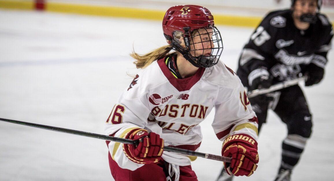 In BC’s last two games, the Eagles have tallied nine goals. (Yamari Santillan / Heights Staff)