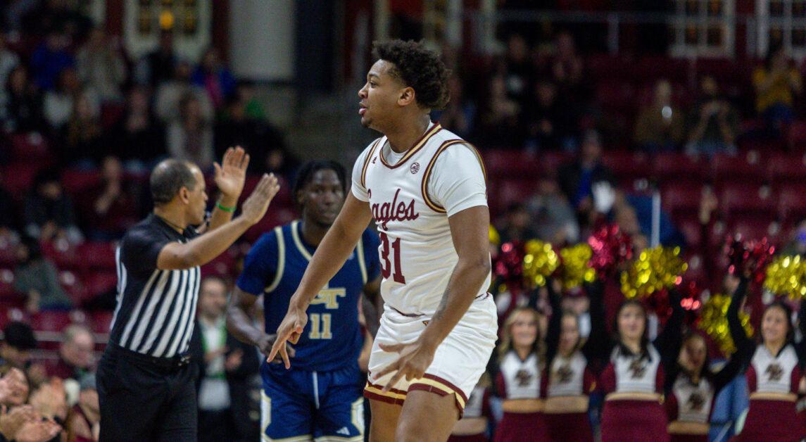 BC has won back-to-back games versus ACC opponents for the first time this season. (Ellie El-Fishawy / Heights Staff)