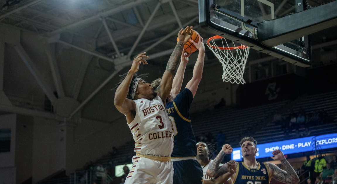 The matchup marked the fifth conference game this season the Eagles have lost by nine points or less. (Emily Ahern / Heights Editor)