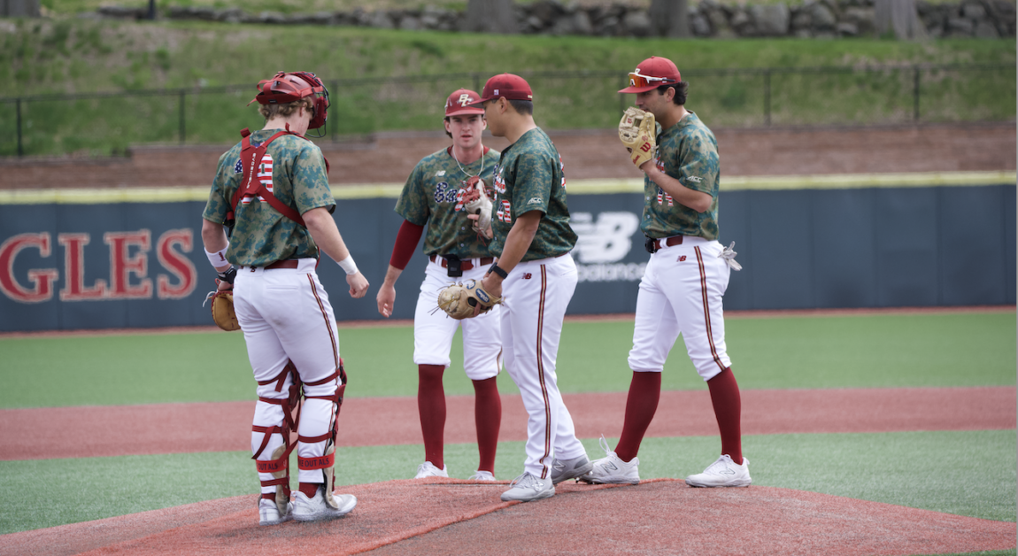 The Eagles scored a run in each of the first four innings against the Spartans. (Paul Criado / Heights Staff)