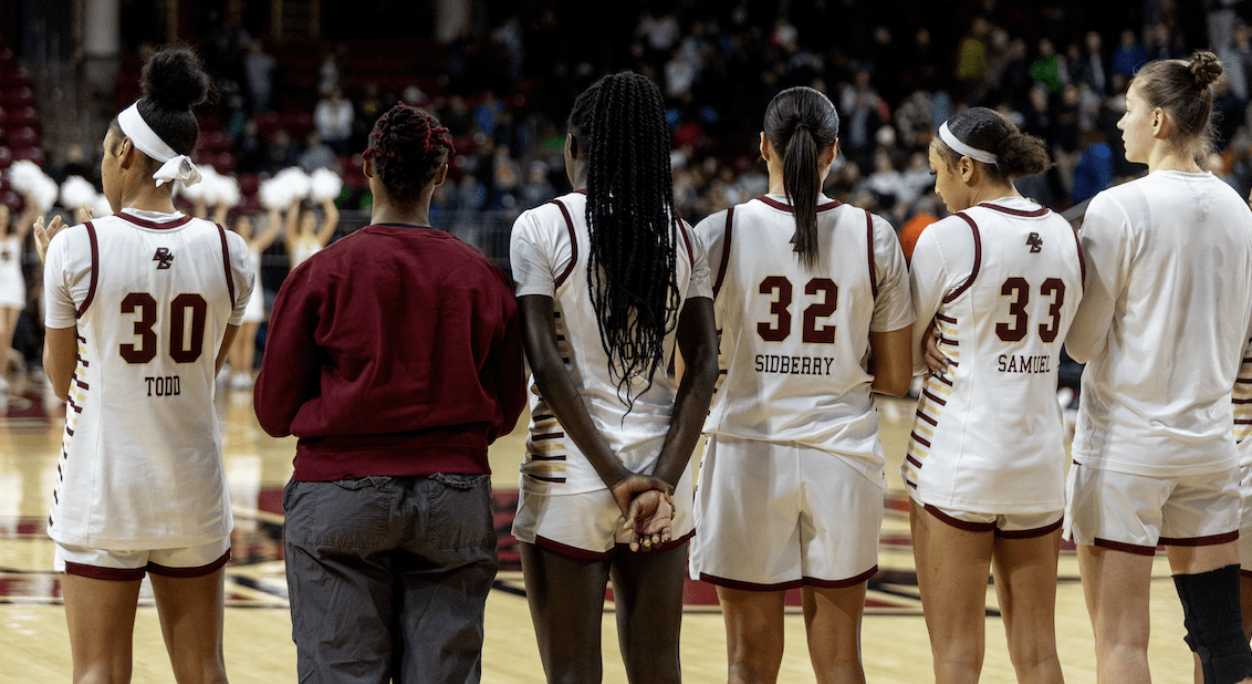 This game marked BC's third straight road loss and sixth in seven games. (Sarah Fleming / Heights Editor)