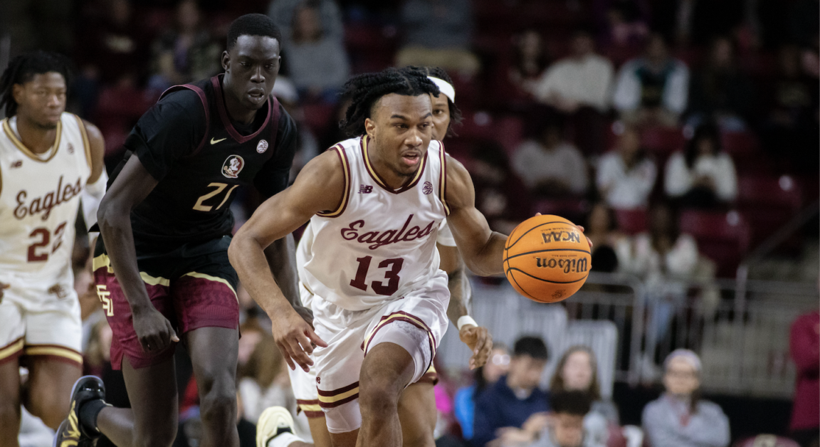 With BC's win against Florida State, the Eagles snapped their six-game losing streak. (Callie Oxford / Heights Staff)