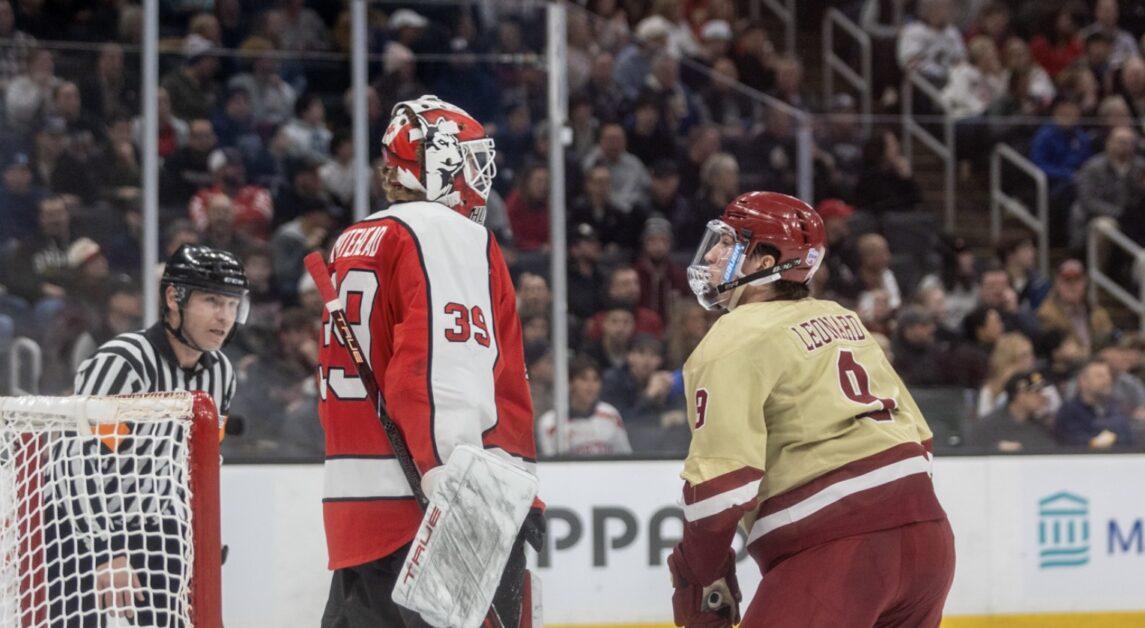 Teddy Stiga scored a goal in the first minute of the game. (Ellie El-Fishawy / Heights Editor) 