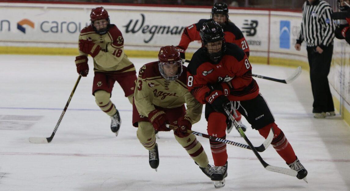 Julia Pellerin scored the game-winning goal for the Eagles. (Sarah Fleming / Heights Editor) 