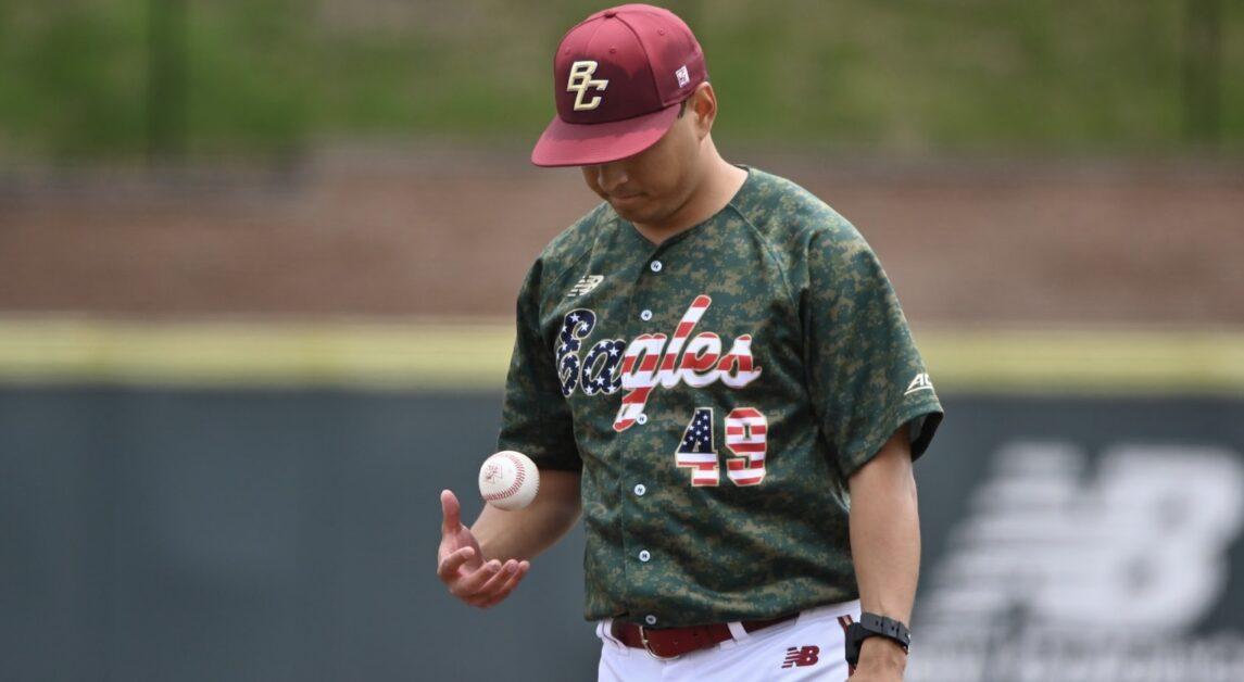 The Eagles scored in the first inning, then did not score again until the seventh inning. (Paul Criado / Heights Staff)