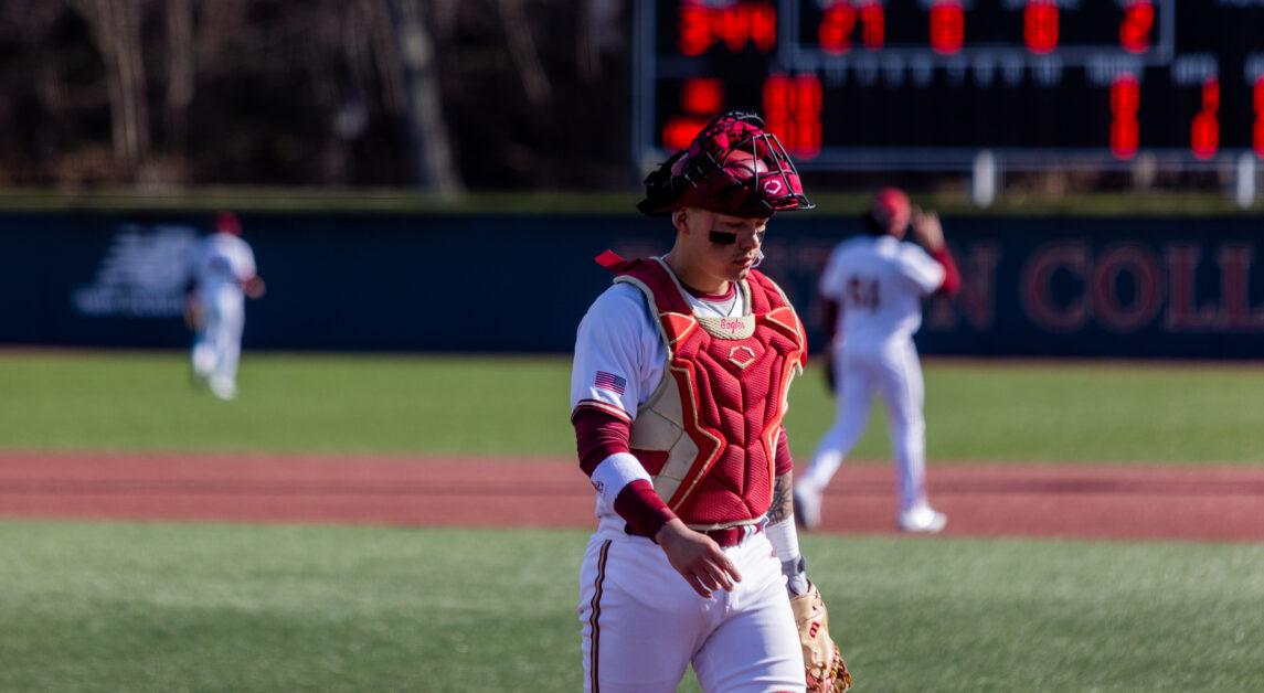 BC played 14 innings in its last two games versus Louisville this weekend. (Sarah Fleming / Heights Editor)