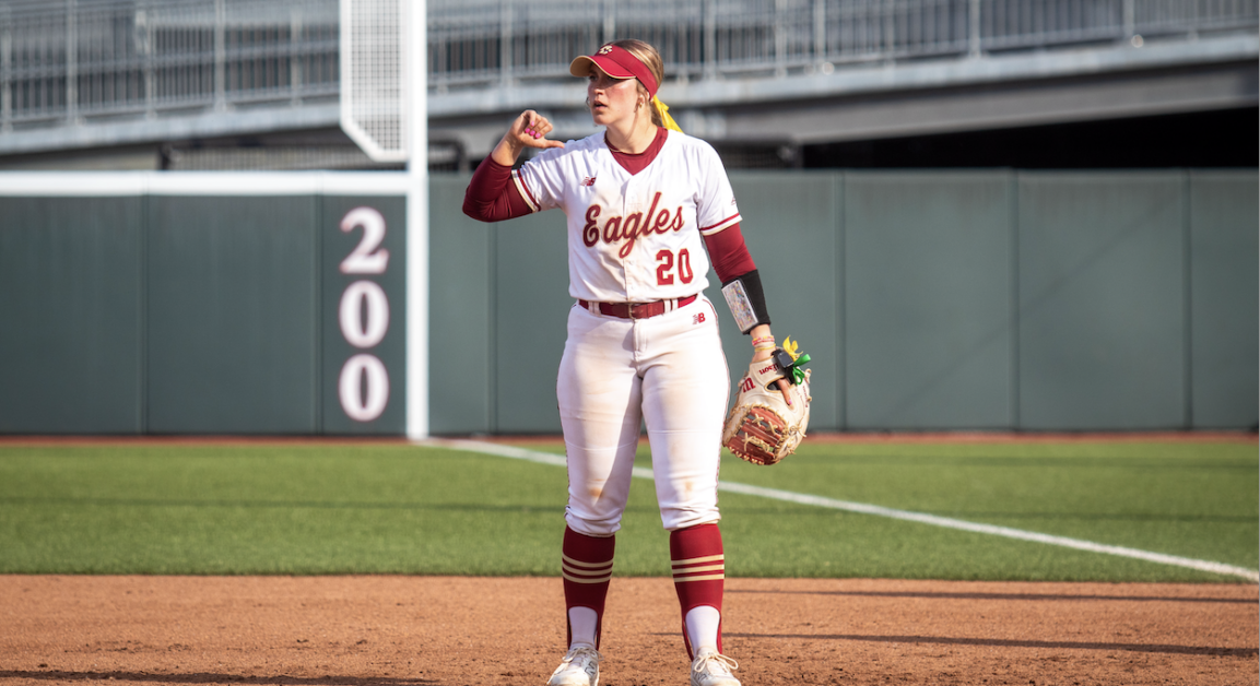 During the top of the eighth inning, the Panthers tallied four runs on four hits, winning the game. (Yamari Santillan / Heights Staff)