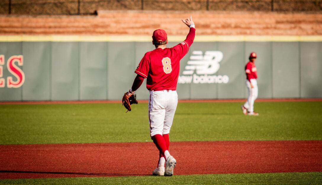 Roche, pictured, led the Eagles with four RBIs. (Yamari Santillan / Heights Staff)