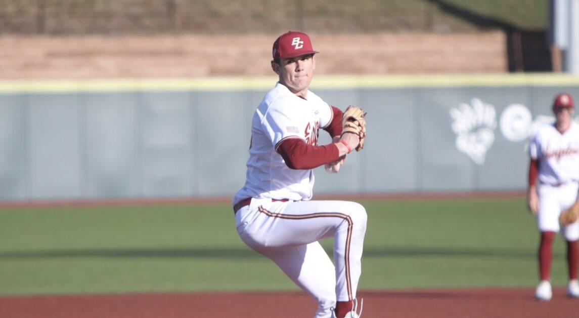 BC held the River Hawks to one run on nine hits. (Sydney Amero / Heights Staff)