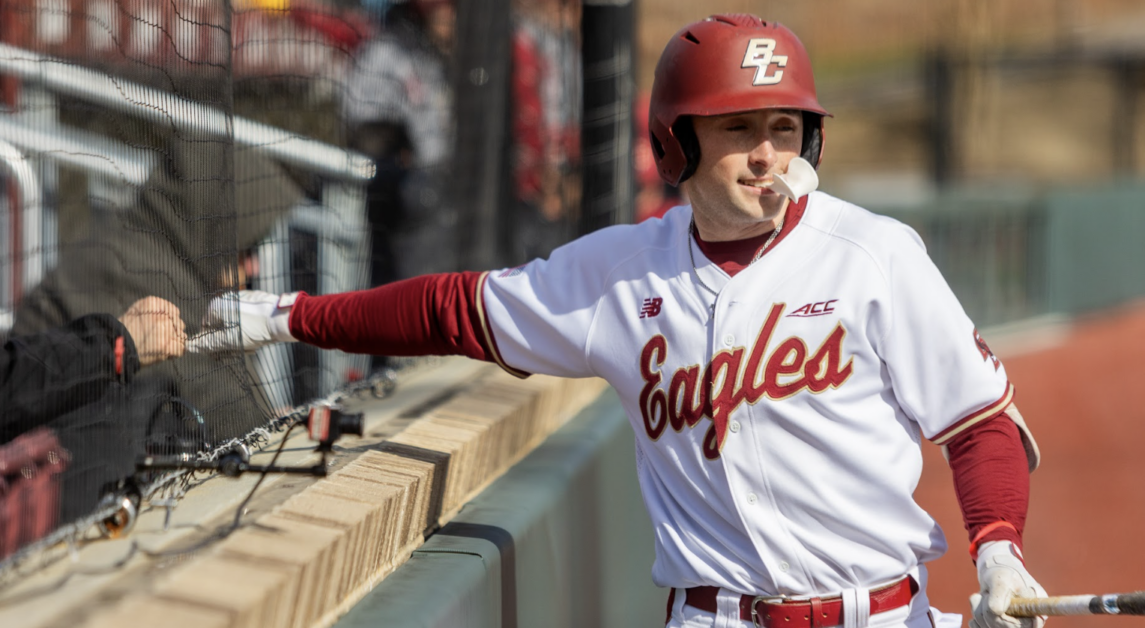Wake Forest’s pitching staff walked 10 batters in BC’s win. (Sarah Fleming / Heights Editor)