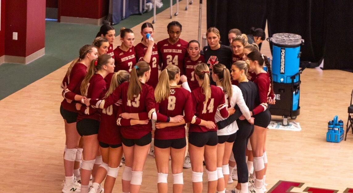 BC volleyball has played its last 29 home matches in Margot Connell Recreation Center. (Ellie El-Fishawy / Heights Editor)