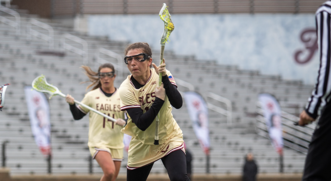 Emma LoPinto scored six goals in the win. (Yamari Santillan / Heights Staff)
