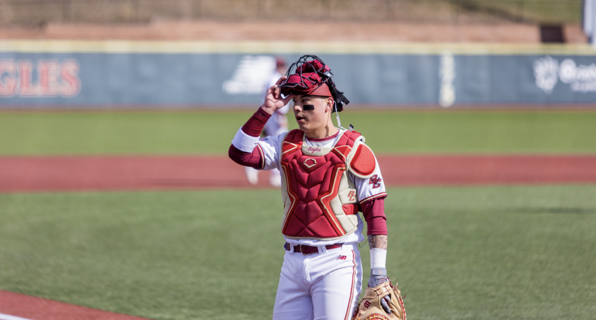 While BC held UNC scoreless for the first six innings, the Tar Heels eventually took the lead in the seventh inning. (Sarah Fleming / Heights Editor)